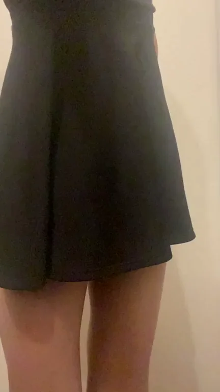 Skirt Goes Spinny & Cock Pops Out 🍆💃