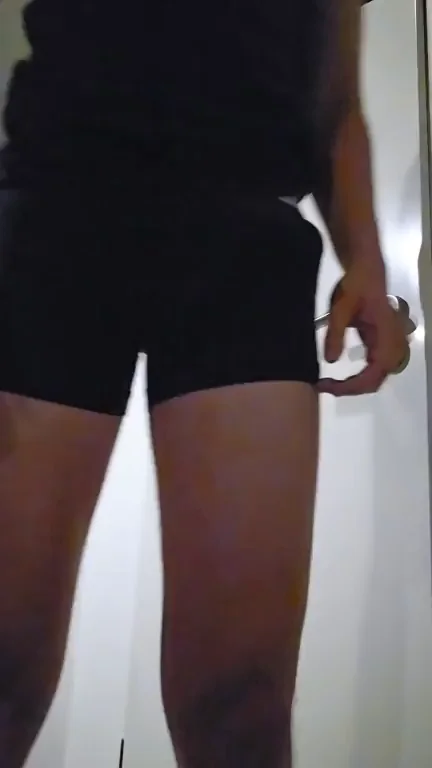 🖤 Massive Flaccid BWC Bulge Tease in Tight Shorts Everyone Stares At 🍆