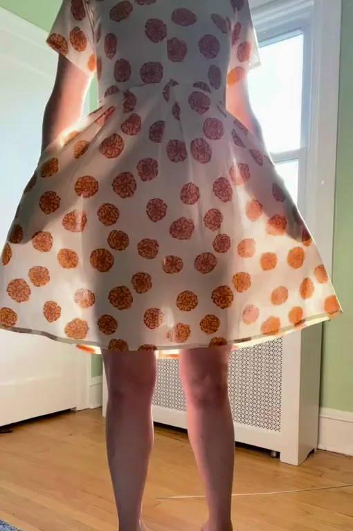 Sunny Marigold MILF Teases Ass in See-Through Dress 🍑👗🔥