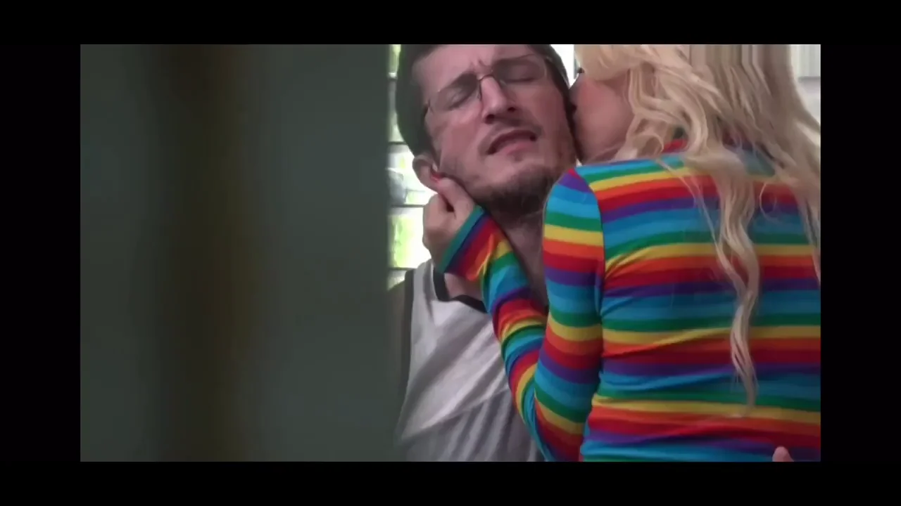 Kenzie fucks stepbro and stepdad