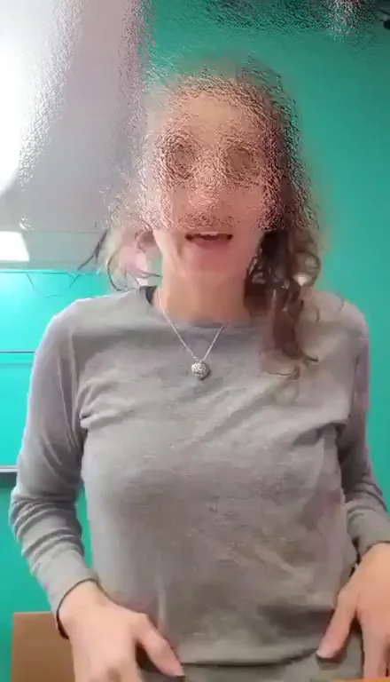 Happy Wife Flashes Her Juicy Tits as Treat for Hubby After Work