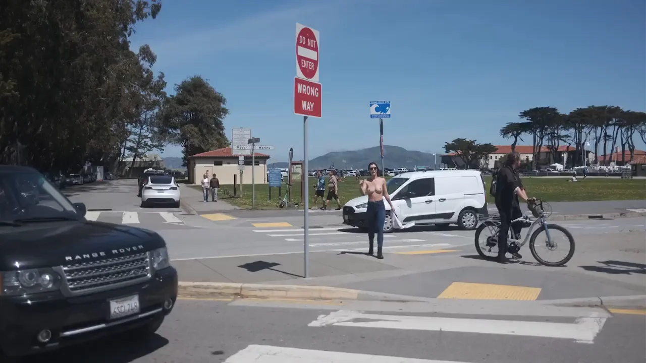 Look Both Ways When Crossing the Street... Then Look at My Boobs
