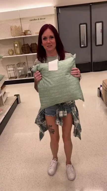 Target pillows, wanna help me fluff them?