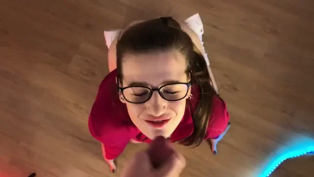 💦 (OC) Drench My Glasses with Hot Cum! 😈