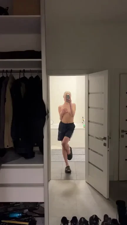 Barging In Topless in Tight Shorts? 😈🍑