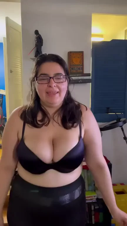 Got measured for a new bra. Giving it the bounce test.