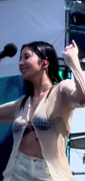 Kwon Eunbi's Sheer Tease on Stage 🔥🍑