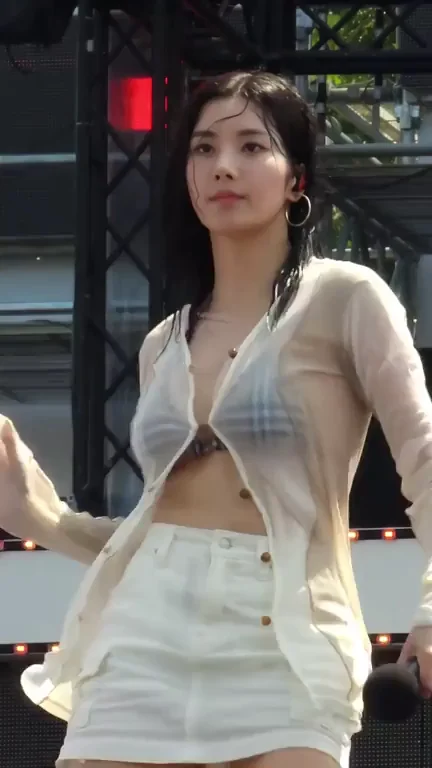 Eunbi's Sheer Tease on Stage 🔥👅
