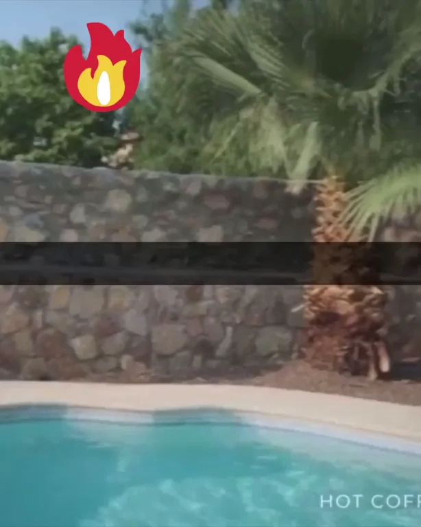 Fucking and breeding his own mom by the pool in this summer heat