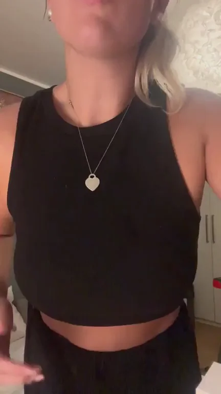 18yo Slut Teasing Her Massive Natural Tits