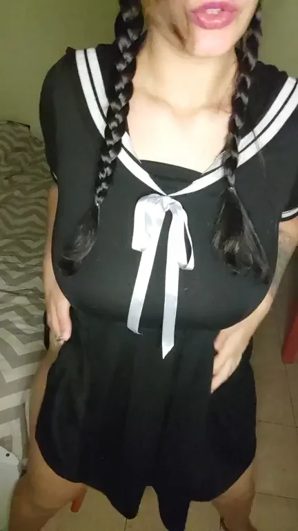 I know you want to touch and play with Merlina's huge tits, come on