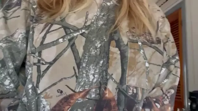 🫣 Hiding My Juicy Tits Under Camo Shirt? OF Tease Alert! 🔥