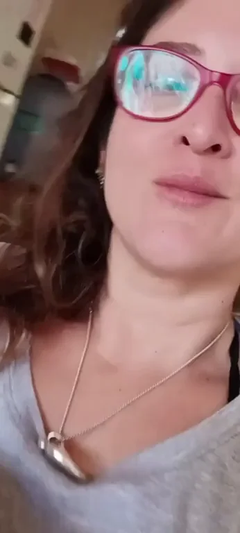 Latina Big Tit Glasses Slut Teases Her Juicy Cleavage 😍🔥
