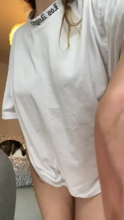 Petite Busty Slut Frees Her Massive Tits from Tight Top