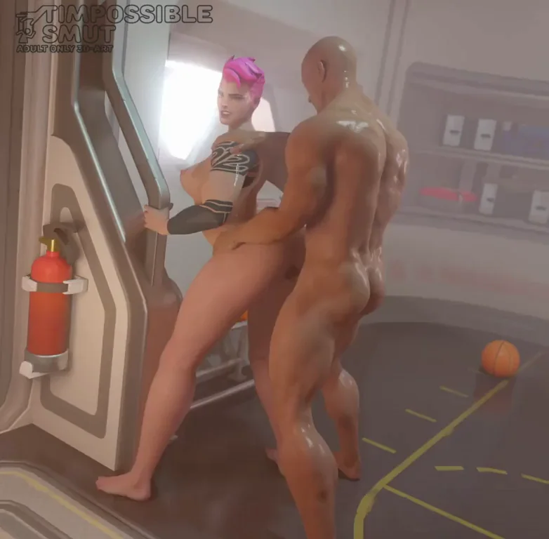 Zarya's Naughty Gym Pump 💪🍑🔥 (Timpossible)