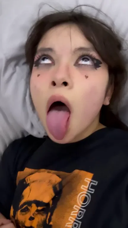 Egirl Whines About Her Sucky Show While Sticking Out Tongue & Spreading Pussy 🥺👅💦
