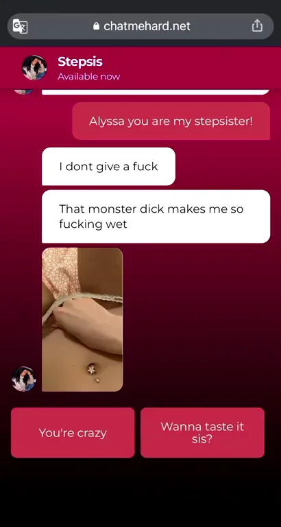 Step Sis Alyssa Bounty Craves Your Monster Cock in Chat 😈🍆💦 [Part 2]