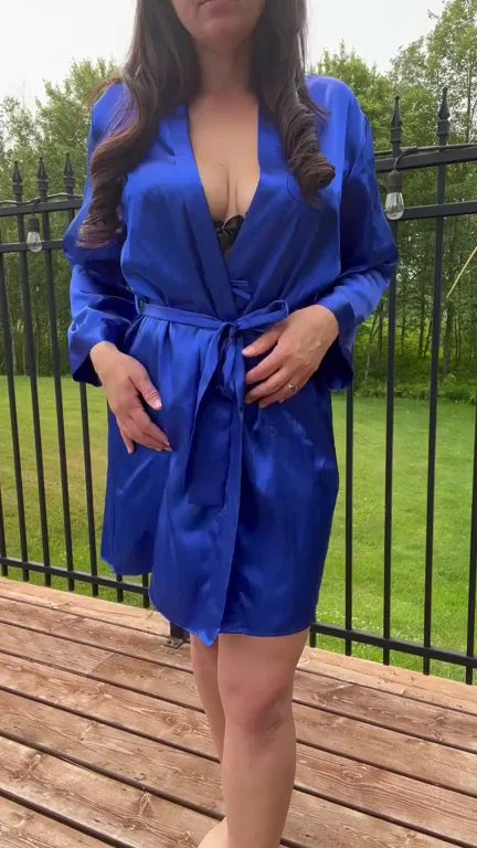 Welcoming my Husband's friends on the patio today