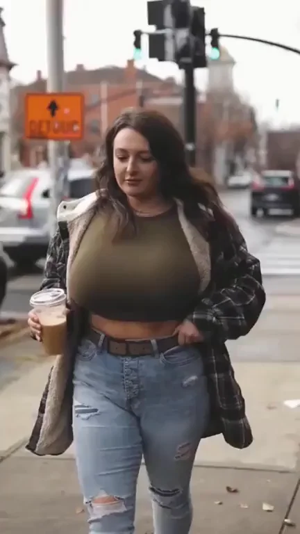 🍈🍈 Busty Babe Can't Hide Those Massive Tits in Public 🔥