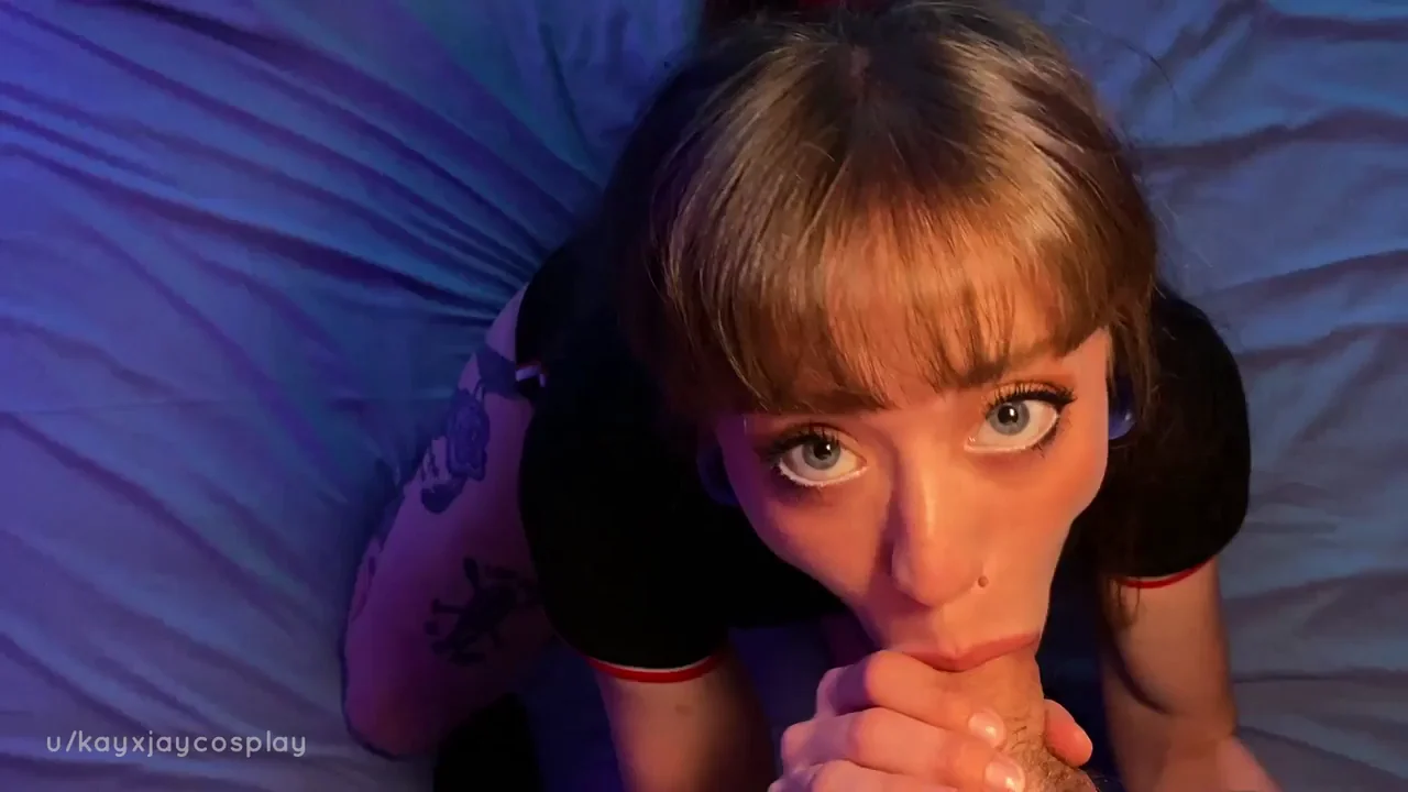 😍 Good Girl Finishes His Thick Cock with Her Hungry Mouth 💦