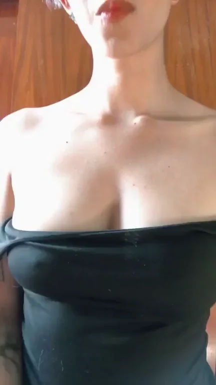 Playful Tease in Tight Black Top! 😈💦 (OC)
