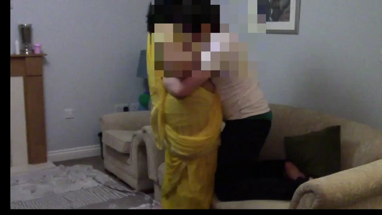 Desi Bhabhi plays with a cub