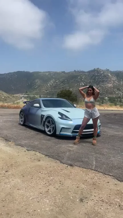 Quick flash in front of the car! [gif]