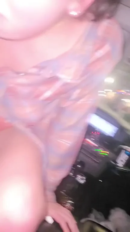 Draining His Balls in the Car, Couldn't Wait to Get Home