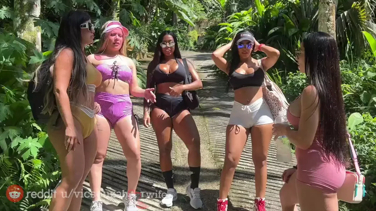 I, my phat pussy friend, and my hot friends went to make a hike and we fucked by several stranger guys