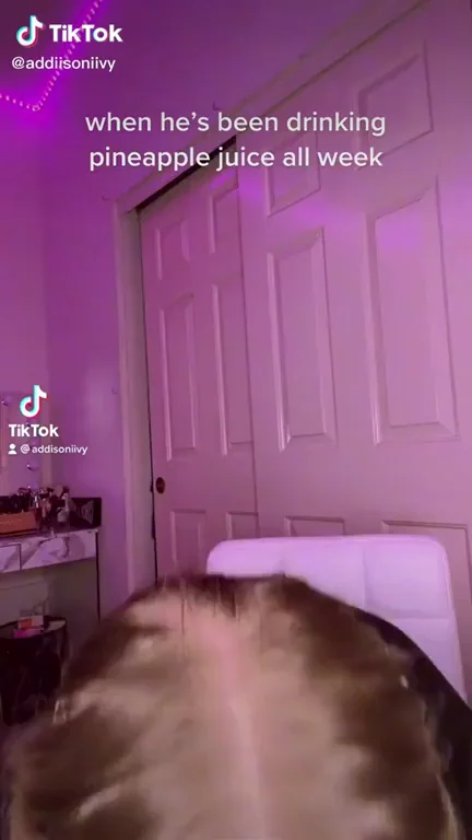 Pineapple Cum Tastes So Sweet 🍍💦 TikTok Thot's Juicy Load