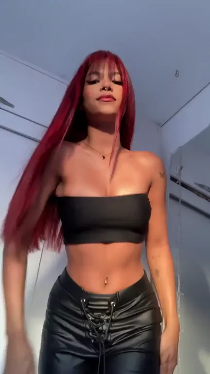 Ex-BFF to Daddy's Slutty Redhead Girlfriend: Teasing Curves in Leather