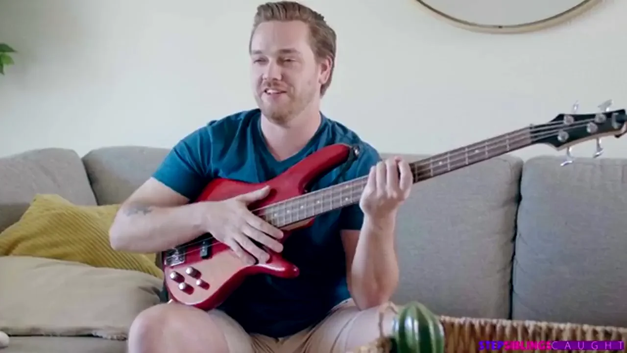 Stepbro's Guitar Riff Makes Stepsis' Pussy Drip 💦🎸🔥