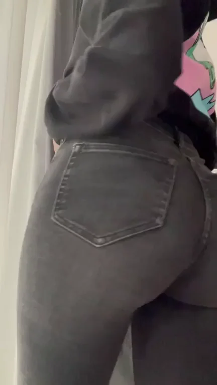 I like wearing jeans, but I also enjoy showing what's under them