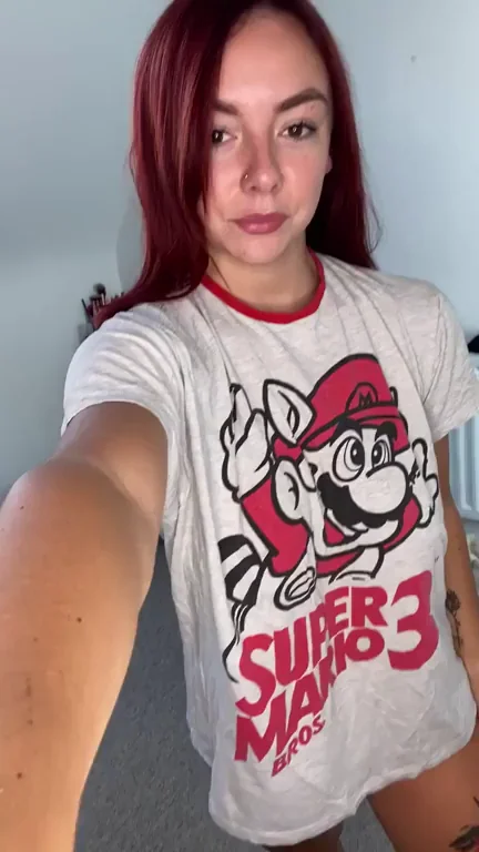 Is my mario top embarrassing?
