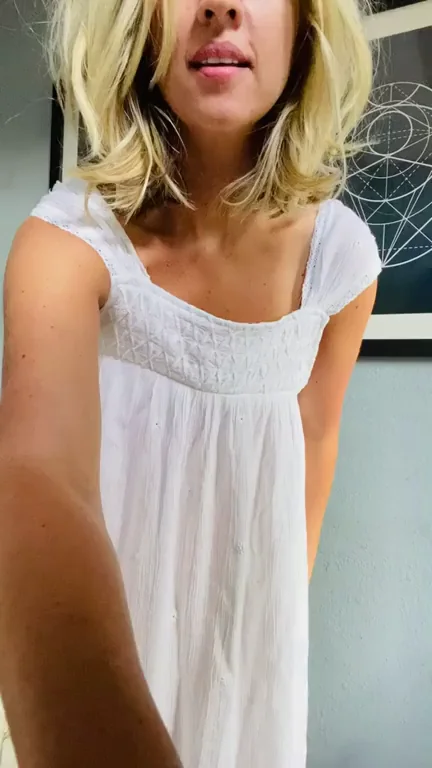 The nightgown says "conservative mom," but the body says "horny milf." [f]42
