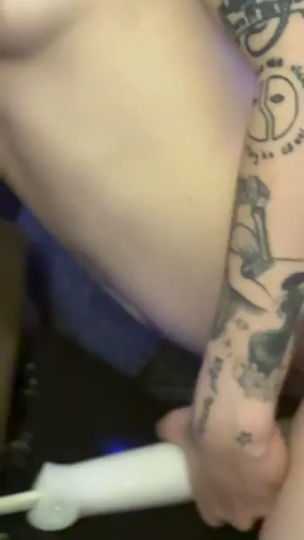 🔮 Tiny Pierced Slut Rolls In with Her Magic Wand Vibes 💦