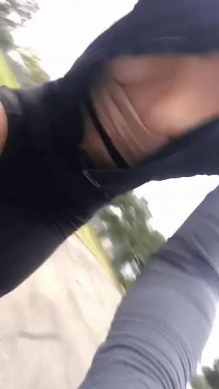 Letting the girls breathe on my morning route [f]