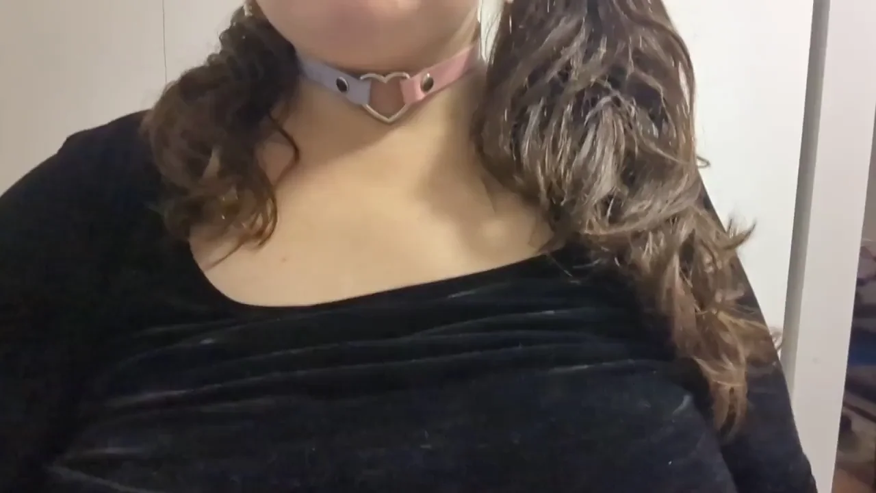 Small tiddy goth gf tiddy reveal (OC)