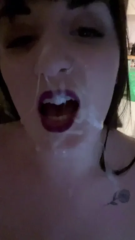 Covered in cum and walking out in public