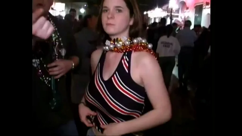 No Fucks Given: Wild Club Slut Flashes Her Perky Tits