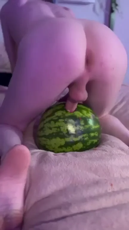 🍉 Can I Pound Your Juicy Ass Like This Ripe Watermelon? (Sound On) 💦