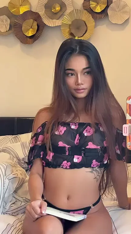 Petite Asian Cutie Teases in Pink Lingerie & Hentai Vibes 😈📚💦