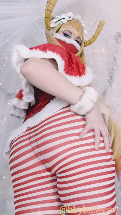 🍑 Tohru's Jiggly Christmas Booty Tease by bbybellecos 🐉🎄