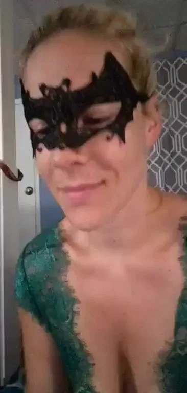 Blonde Masked Slut Gobbling Cock Harder Than Turkey 🦃🍆💦