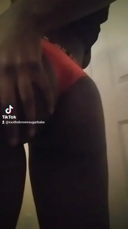 Ebony Babe's TikTok Booty Tease Flagged in 4 Hours – Too Slutty for the 'Tok!