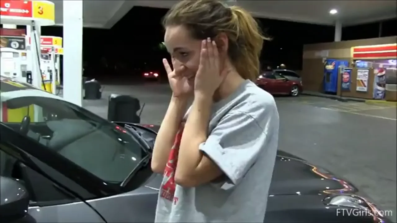 Embarrassed at The Gas Station