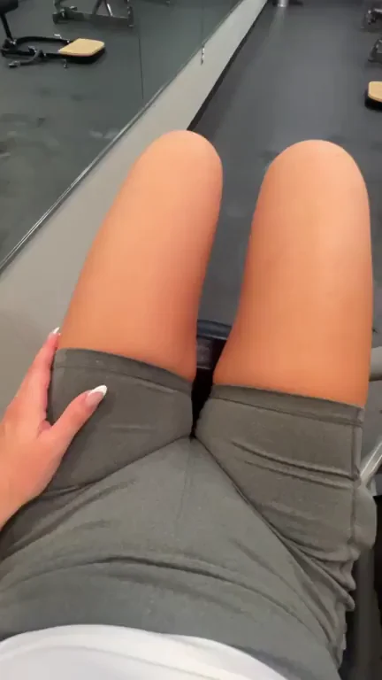 I never wear panties to the gym ;)
