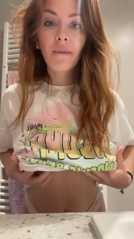 horny and happy with my boobs