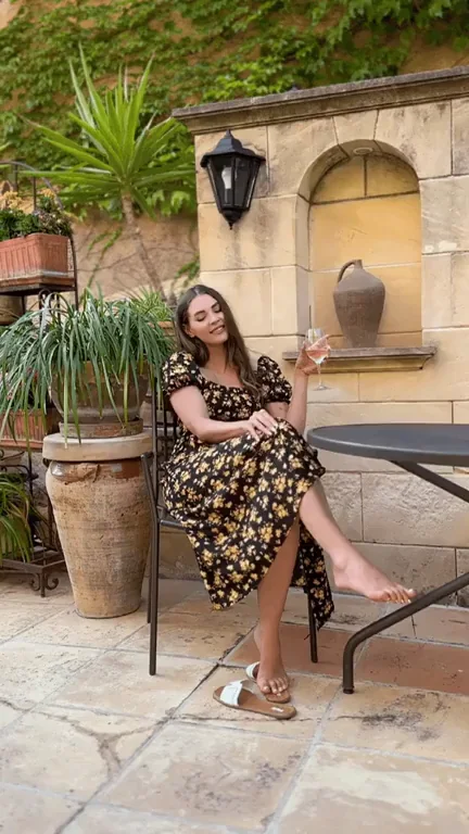I like to drink with my feet on the table