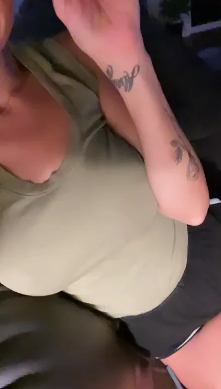 It's a movie and titty fuck kind of night